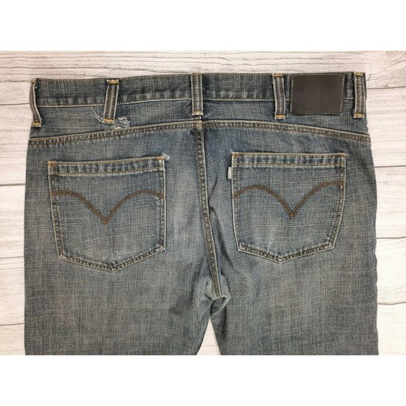 Levi's Silvertab Silver Tab Jeans 38x30 Bootcut - Picture 9 of 10